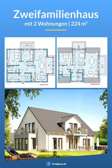 The Front And Back Side Of A House With Blueprints