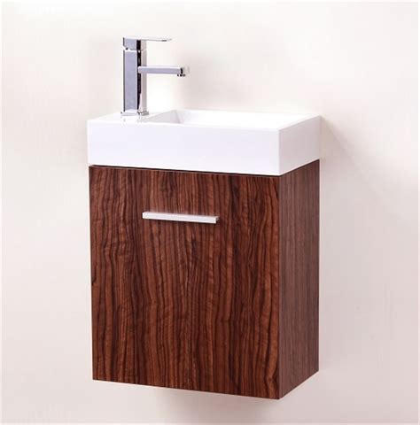 Modern Lux 48" Nature Wood Wall Mount Modern Bathroom Vanity