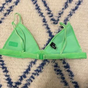 Triangl Swimwear Swim Rare Triangl Neon Green Bikini Top Poshmark