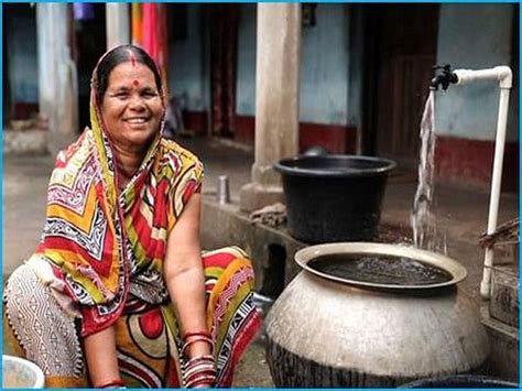 Over Pc Of Indian Households Get Tap Water Supply In Their Homes