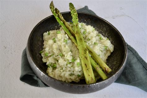 Citroenrisotto Met Groene Asperges En Doperwt Keukenrebellen