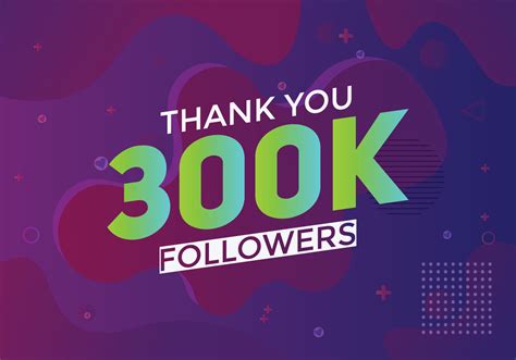 K Followers Thank You Colorful Celebration Template Social Media