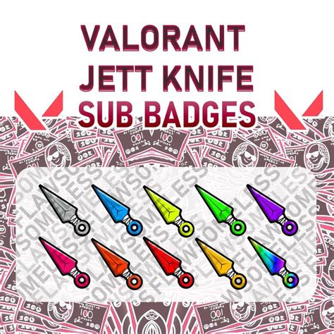 Jett Valorant Twitch Emote Sub Badges Cheer Bit Badges Valorant V Jett