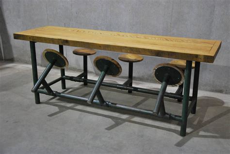 Factory Lunch Room Flip Table at 1stdibs