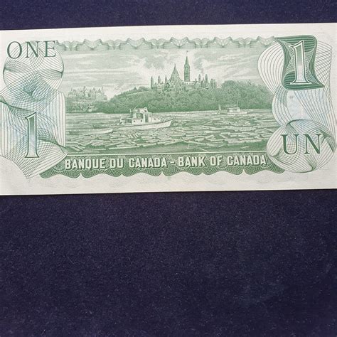 Bank Of Canada One Dollar Note Scarce Crispy Ebay