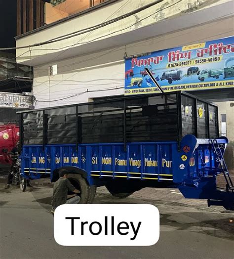 Mild Steel Hydraulic Tractor Trolley For Farming At Rs In Maler