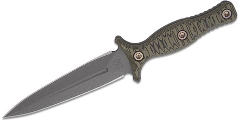 RMJ Tactical Raider Dagger Fixed Blade Knife 5.375" CPM-3V Tungsten ...