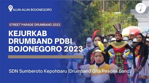 Drumband Gita Pesona Band SDN Sumberoto Kepohbaru BJN Street Parade