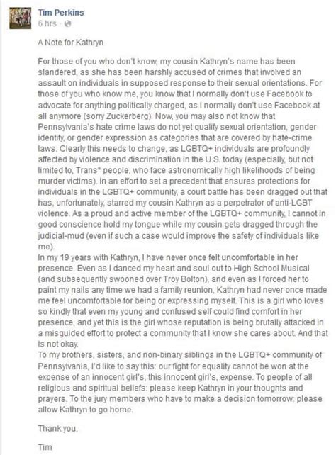 Gay Cousin Of Kathryn Knott Asks Jury To Allow Her To Go Home Towleroad Gay News