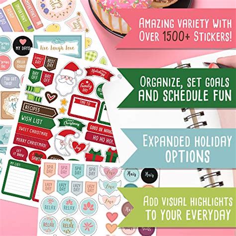 Aesthetic Planner Stickers - 1500+ Stunning Design Accessories Enhance and Simplify Your Planner ...