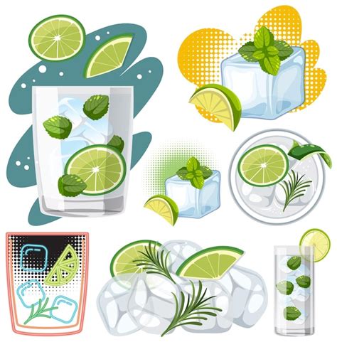 Mojito Drinks Vectors And Illustrations For Free Download Freepik