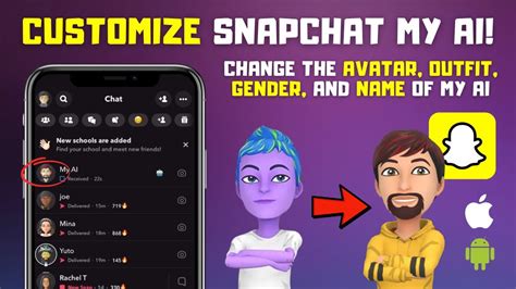 How To Customize My Ai On Snapchat Change The Avatar Outfit Gender