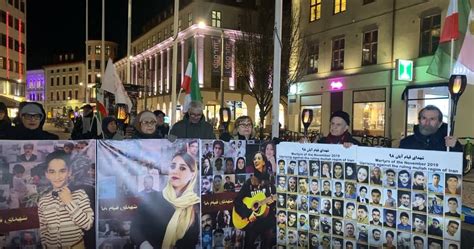 Sweden GothenburgNovember 16 2022 Iranian Resistance Supporters