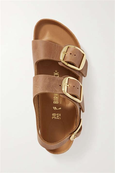 Birkenstock Milano Leather Sandals Net A Porter