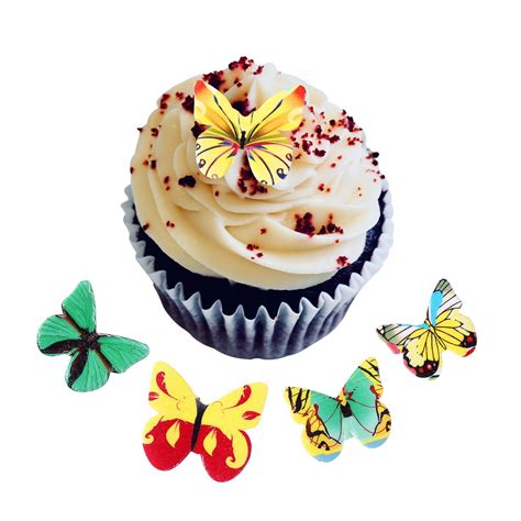 Stobok 120pcs Cake And Cupcake Toppers Food Decoration Assorted