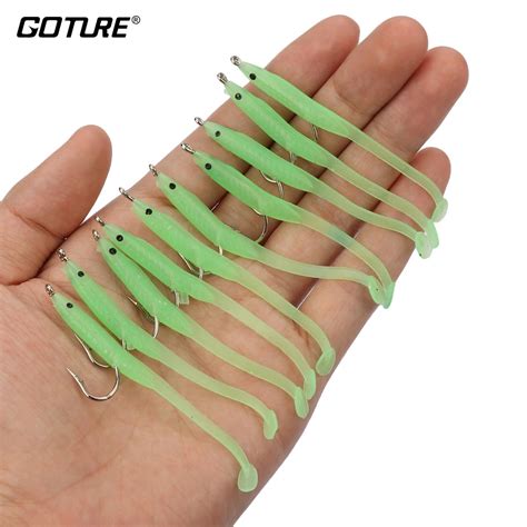 Aliexpress Buy 20pcs Lot Luminous Soft Fishing Lure 7cm 1g