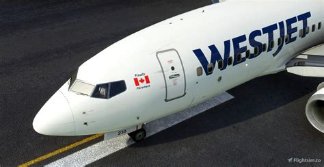 Westjet 2018 Livery C Gwbn Pmdg B737 700 Scimitar Winglets For