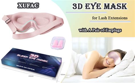 3d Eye Mask For Lash Extensions Lash Sleeping Mask Eyelash