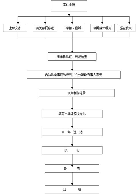 新田县城管局行政执法流程图新田县城市管理和综合执法局