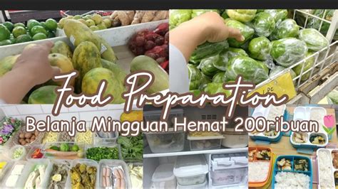 Food Preparation Indonesia Belanja Mingguan Hemat Ribuan Di Pasar