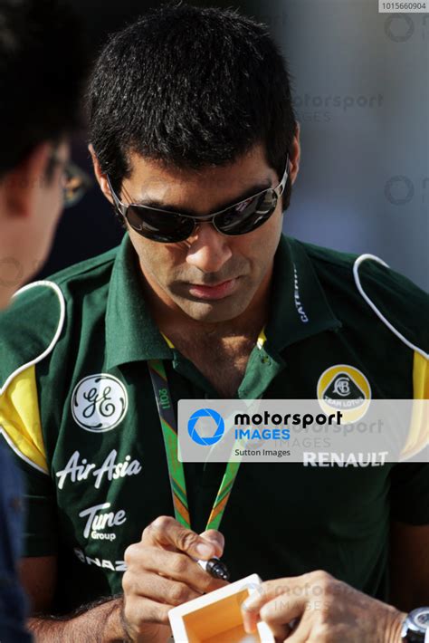 Karun Chandhok Ind Team Lotus Reserve Driver Formula One World