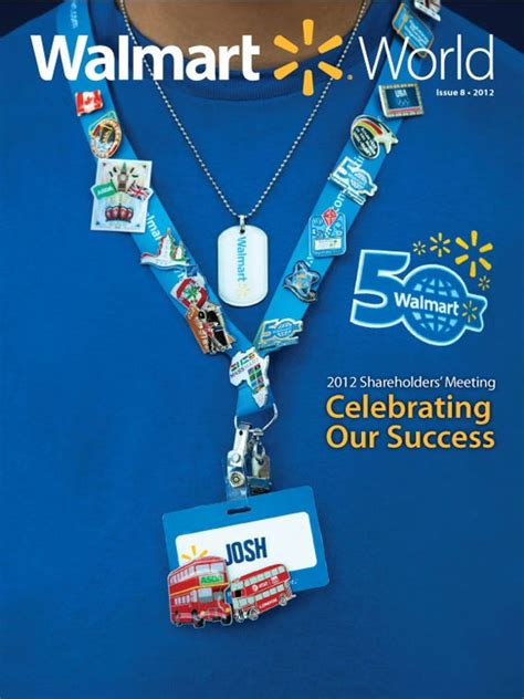 The August Cover Of Walmart World Magazine Celebrating Associates And