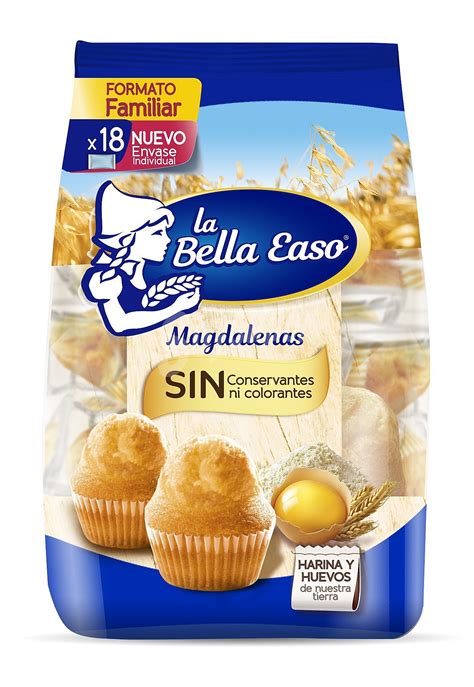 La Bella Easo Magdalenas Bolsa 16 Uds 464 Grs