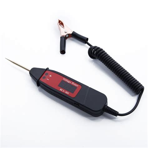 Electric Voltage Test Pen Probe Detector Led Light Car Automotive V