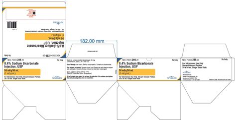 Sodium Bicarbonate Injection Usp For Correction Of Metabolic Acidosis