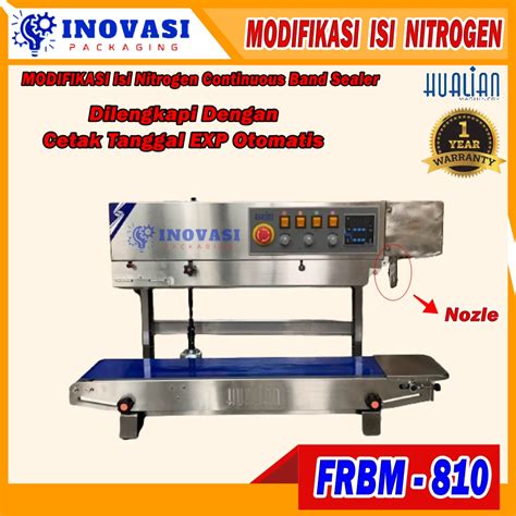 Jual Modifikasi Mesin Continuous Sealer Isi Nitrogen Kemasan Snack