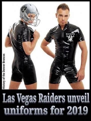 Las Vegas Raiders unveil uniforms for 2019 - iFunny