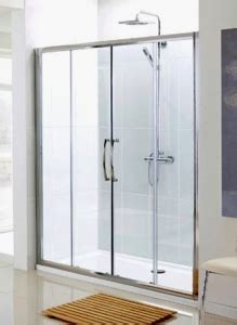 LAKES 1200 X 1850 SEMI FRAMELESS DOUBLE SLIDER DOOR Lakes Semi