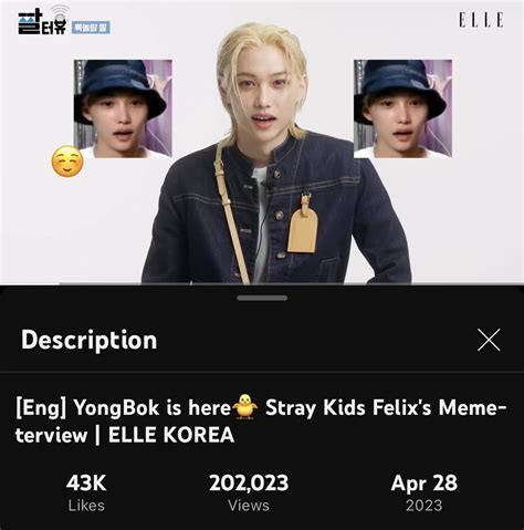 Felix Charts On Twitter Felix Memeterview With Elle Korea