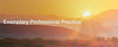 Exemplary Professional Practice El Camino Health