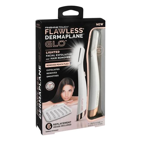 As Seen On TV Finishing Touch Flawless Glo Dermaplan Shop Electric