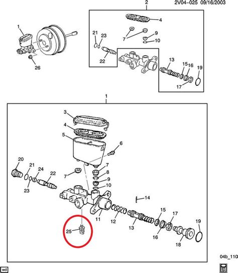 2004 Gto Brake Pressurefluid Warning Sensor 92140389 East Coast