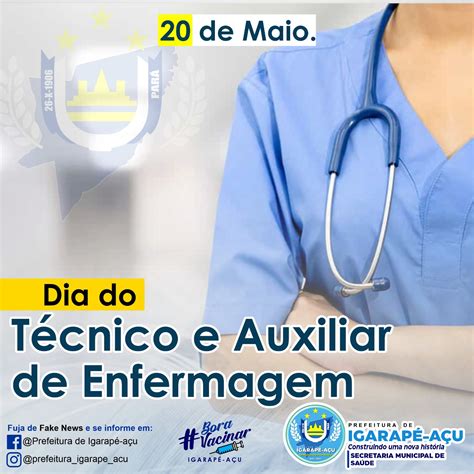 De Maio Dia Do T Cnico E Auxiliar De Enfermagem Prefeitura