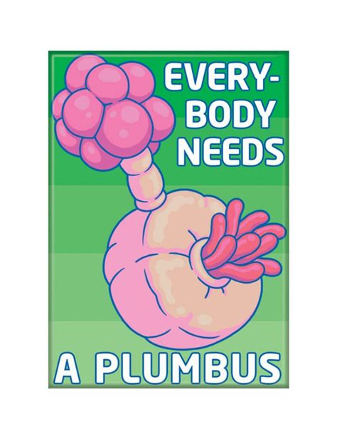 Rick And Morty Everybody Needs A Plumbus Magnet Rockmans