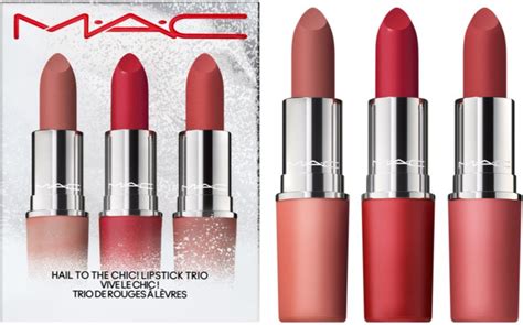 Mac Cosmetics Holiday Hail To The Chic Lipstick Trio Livrare Rapida