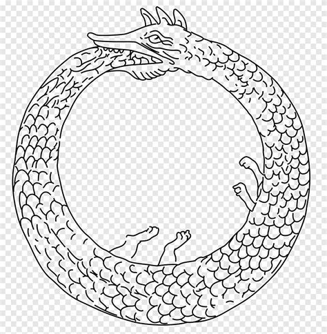 Ouroboros Wikipedia Tatuagem De Cobra Monocrom Tico Wikimedia