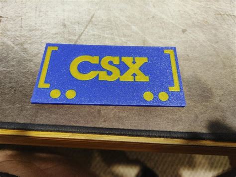 CSX logo by Borgen Models | Download free STL model | Printables.com