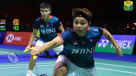 Thailand Open 2023 Taklukkan Wakil Skotlandia Ganda Putri Apriyani