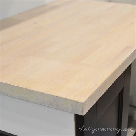 How To Whitewash And Seal Numerar Butcher Block Counters Ikea Hackers