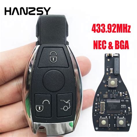 Buttons Car Key For Mercedes Benz After Nec Bga Type Auto Smart