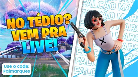 LIVE DE FORTNITE AO VIVO SALA PERSONALIZADA OUTFIT AO VIVO 4 SAFE