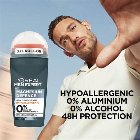 Loreal Paris Men Expert Magnesium Defence Hypoallergenic Roll On Mens