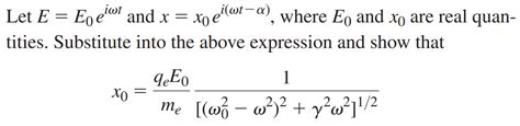 4.4 The equation for a driven damped oscillator is | Chegg.com