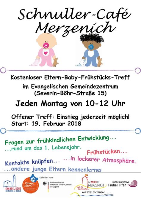 Schnuller Café öffnet am 19 Februar 2018 in Merzenich Gemeinde Merzenich