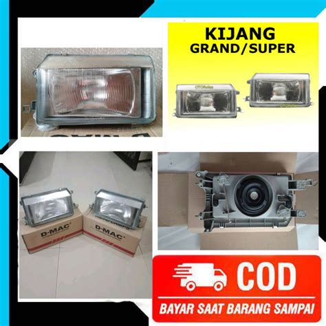 HEAD LAMP TOYOTA KIJANG GRAND SUPER EXTRA TH 1991 S D 1997 LAMPU