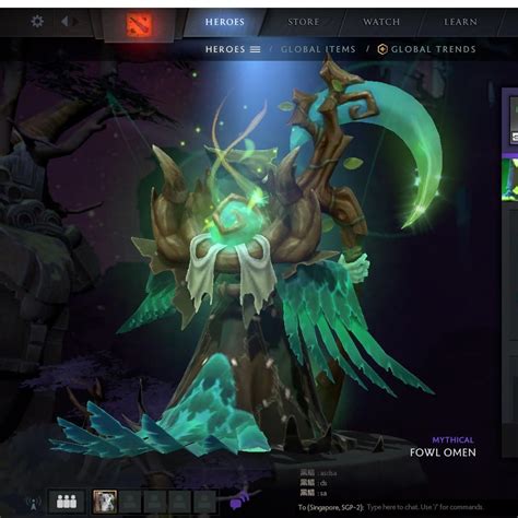 Dota Collector S Cache Necrophos Fowl Omen Video Gaming